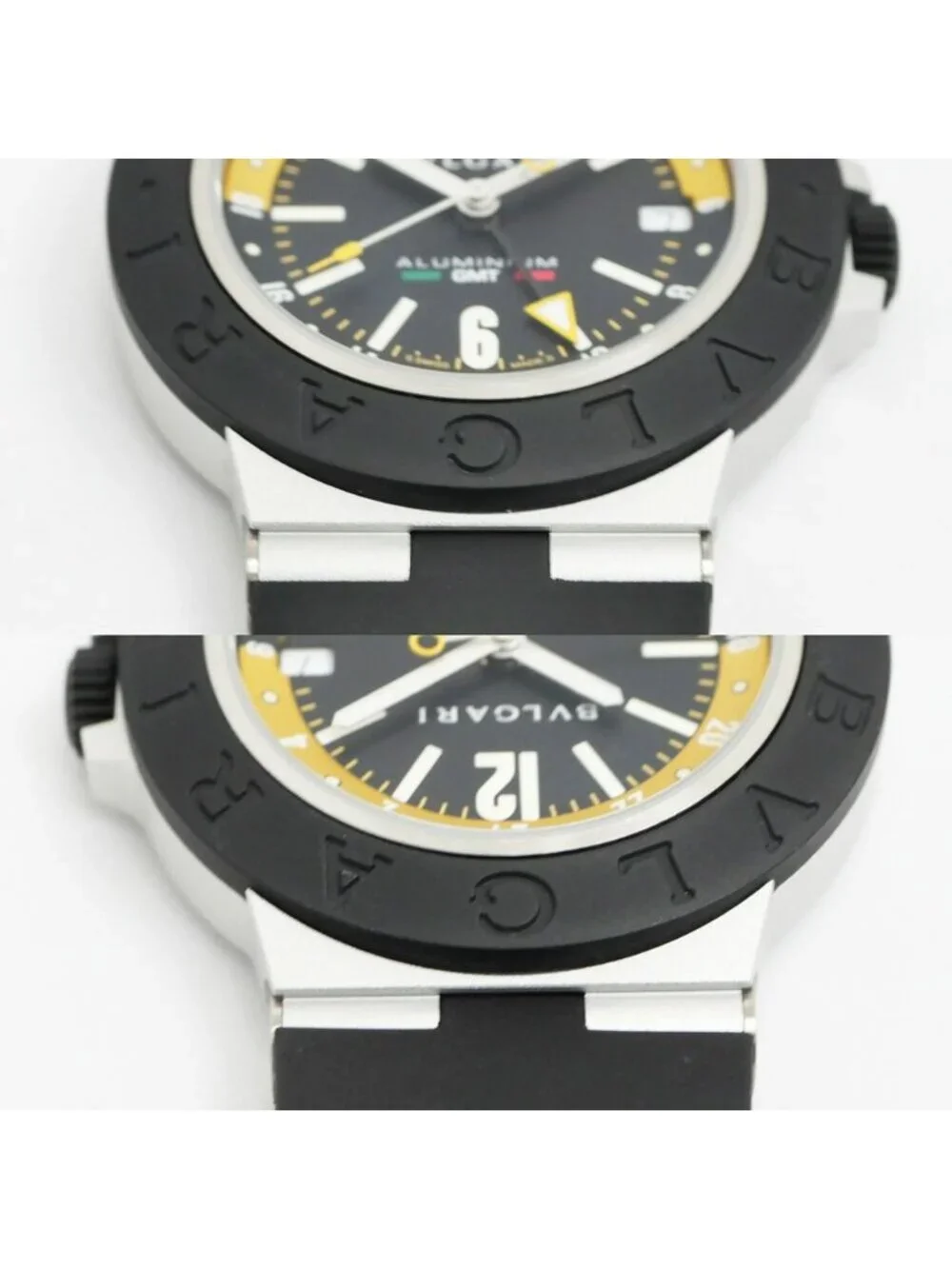 Bvlgari Aluminum Amerigo Vespucci World Limited Pieces GMT Black Dial Automatic
